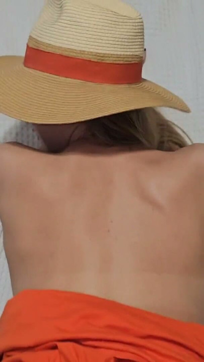 Stranger Girl in a Hat Sucked on the Street and Invited Her to Her Home to Fuck Her in All Holes | Clip 1