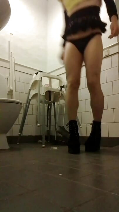 Hot Sissy Fag Whiteboi Jes public BBC Dildo