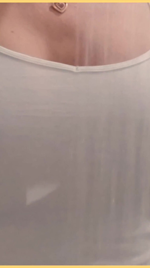 Wifey has amazing tits for wet shirt braless | Clip 1