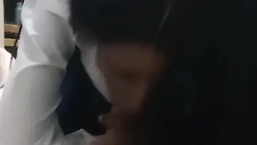 Hot 18 year school black black slut stepdaughter sucks daddies white cock