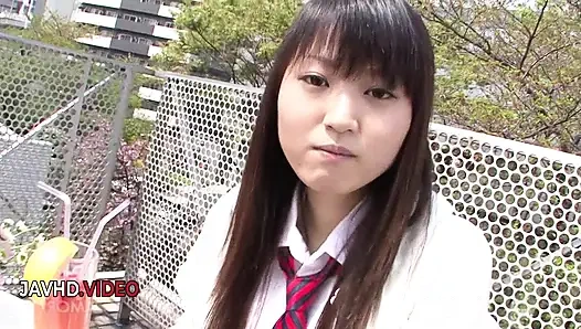 Ryo Asaka's Sensual Shower: Aroused Asian Teen Unwinds with Self-Pleasure