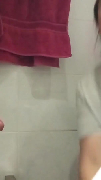 Key moment from "Girlfriend tastes my cum for first time"