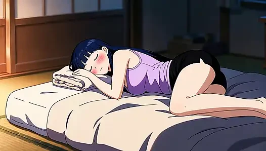 A Lonely Wife Masturbates When Her Husband Is Not Home - Tight Pussy, Big Tits, Beautiful Anime Hentai Cartoon Animation