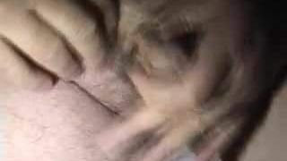 Soft cock shooting a load