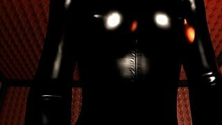 Αφέντρα με μαύρο λάτεξ - POV Cowgirl