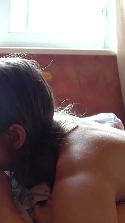 Captivating moment from "I fuck her mouth, then she licking my asshole and getting facial"