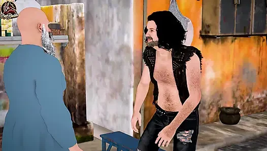 Hintli desi sasur'un arkadaşı büyük memeli büyük memeli piya yengeyi sert sikiyor