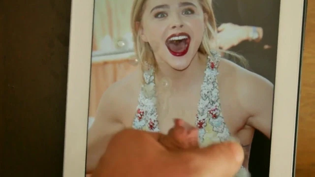 Chloe Moretz cumtribute - september 2016