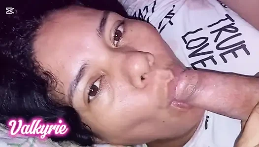 Girlfriend sucks my balls