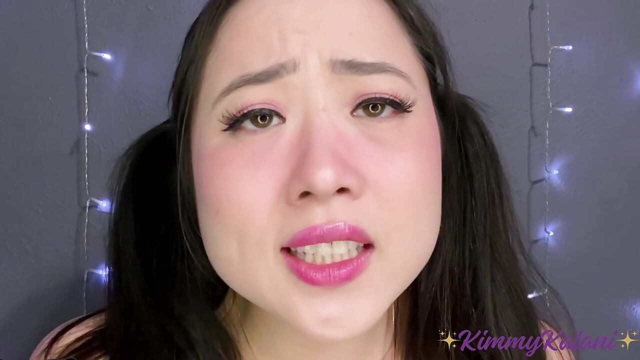 Up-Close Jerk Off Encouragement on her Pretty Asian Face -ASMR JOI