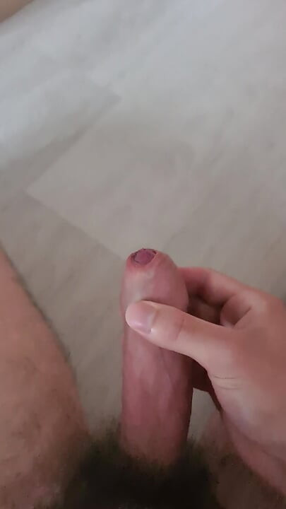young guy massive cum splash after very long abstinence