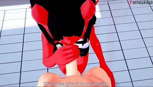 Meru the succubus Bikini POV sex