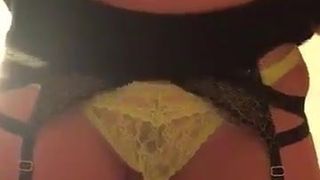 black and yellow stocking turkish hot girl solo