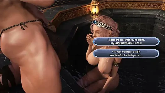 Harmonia Conan'ın canavar yarağını mehal'e alıyor - büyük memeler eziliyor, göt ve amcık parçalanıyor