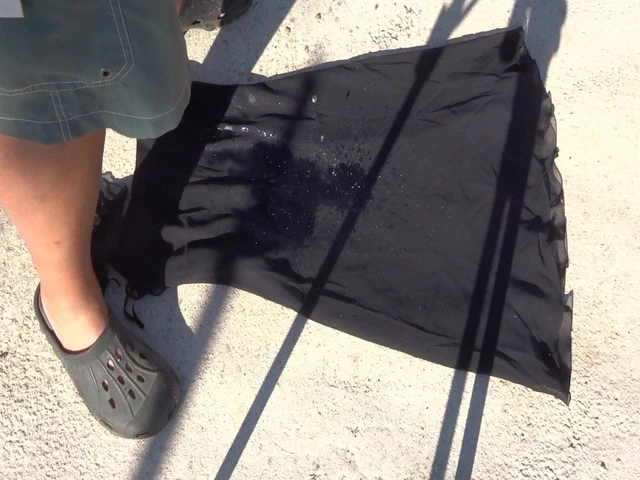 piss on black dress