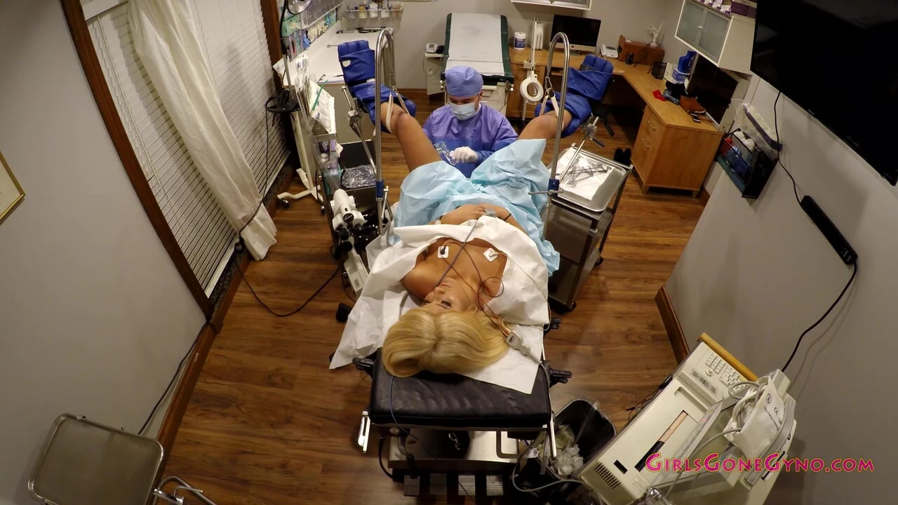 Alexandria jane’s gyno exam from doctor from tampa on camera