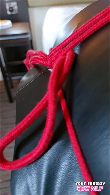 Thrilling moment from "Tied up, ready to be fucked hard by my lover while my husband watches Ass Pussy Homemade Wife MILF"