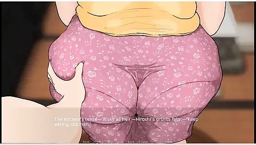 Plowed gameplay granny ass squeeze , handjob ,titjob  and blowjob