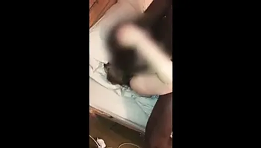 My slut being rough fucked by a BBC