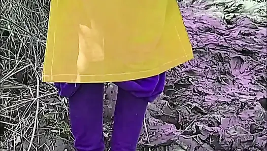India deshi village girl outdoor pussy fingering