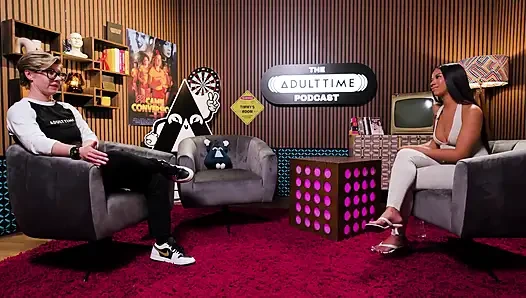 Ameena Green Striptizci kökenleri, osurma videoları ve anime hayranları | Adult Time Podcast