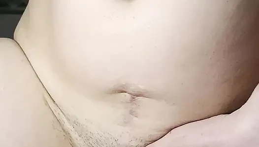 Tight Pussy, Cock Rubbing Fuck and Creampie Inside