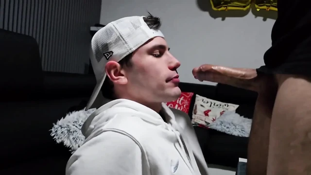 No Mercy for This Obedient Mouth-pussy - Hard Deepthroating for Gay Slut with a Load All Over His Face