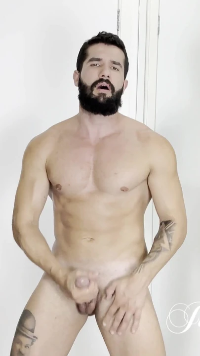 Sensual Striptease and Cumming