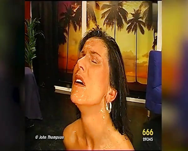 Filthy Slut Gets Pissed on by Multiple Cocks and Fucked Hard