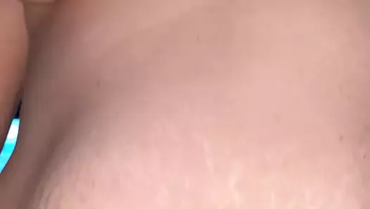 Wife riding and cumming on my little cock