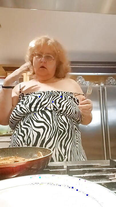 Cooking Pork chops for dinner and flashing as I cook