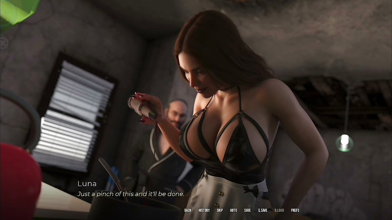 In Security- Luna Cleans Old Pervert Gary’s Apartment
