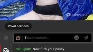 Bitch slapp face on webcam