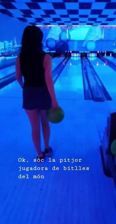 Eva: bowling atât de sexy.
