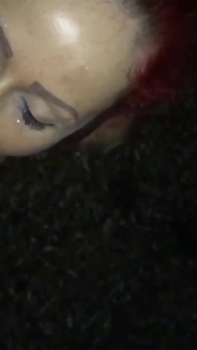 Thrilling moment from "Real German Redhead Street Hooker Give Stranger Public Blow"