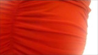 Jessykyna - pantimedias de vestido rojo