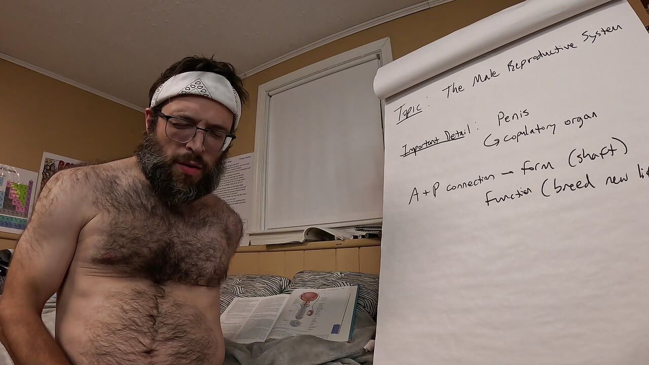 Video lekcije anatomije pretvara se u slučajnu demonstraciju muškog orgazma