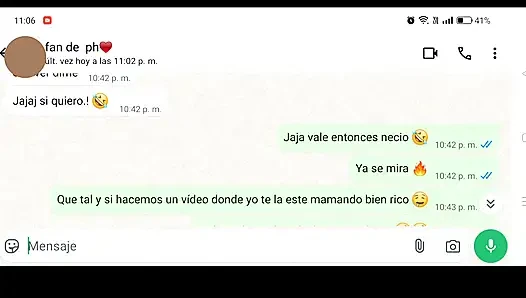 CONVERSATION WITH A FAN. ENDS UP IN MY BEAUTIFUL HOT MOUTH Ñ