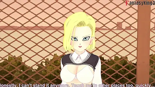 Android 18 enters college to continue fucking Gohan - Dragon Ball zex Series
