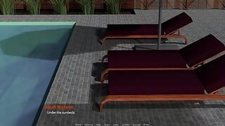 Away from Home (Vatosgames) Part 34 Sex by the Pool by LoveSkySan69