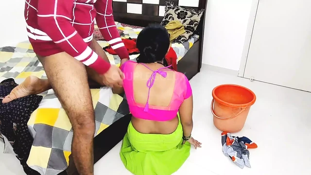Komal finally got fucked by Malik while mopping