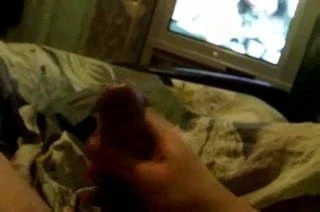 hard handjob and cumshot