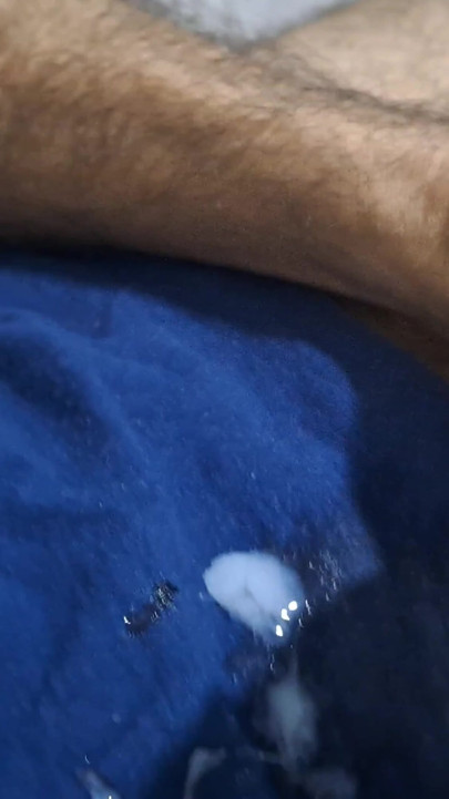 Two masturbation sessions and two orgasms in a row, with lots of cum! | Clip 1