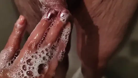 My Stepbrother in My Shower - Gave Him a Little Pleasure While He's Wife Is Away