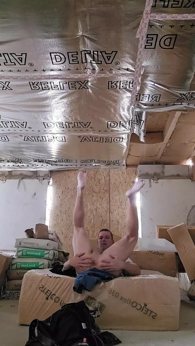 Horny after-work fuck with my dildo