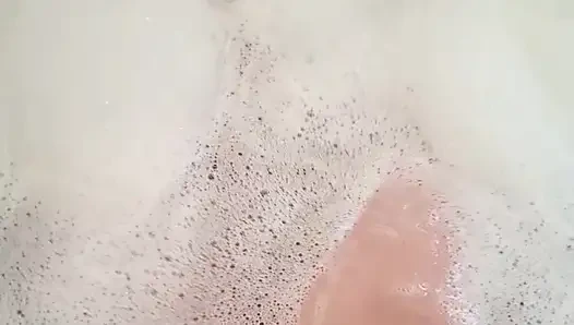 Soaking my tired feet