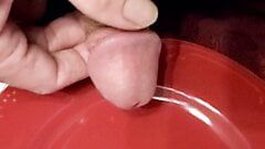 Shavebrush doux petit papi pénis sperme