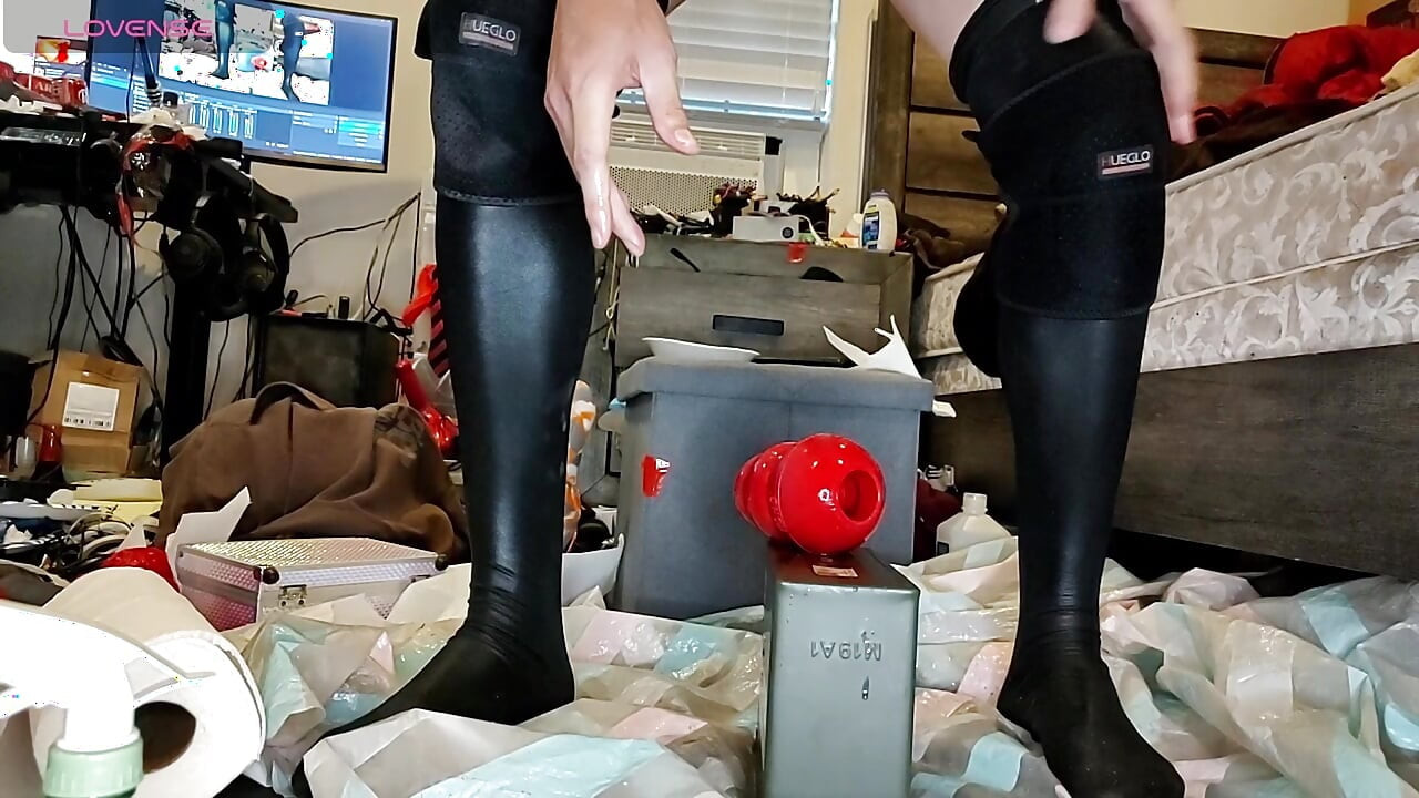 XXL Kong toy training part 2 Anal gape