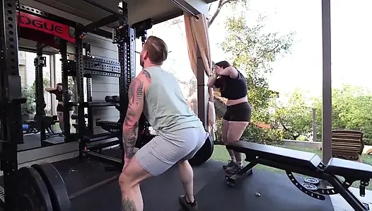My Big Booty BBW Workout Partner Gets Her Tight Pussy Pounded - Paige Steele, Steve Rickz