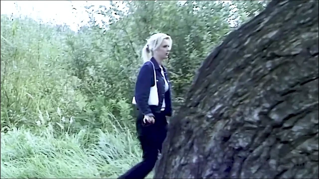 Hot Blonde Gets Extremely Horny Outdoors